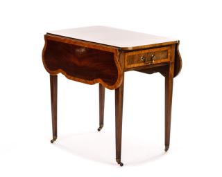 Appraisal: Regency Style Mahogany Pembroke Table Italian mid th century A