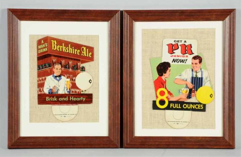 Appraisal: Bershire Ale PR Jr Beer Bottle Displays Both are nicely