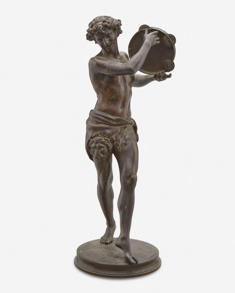 Appraisal: Justin Chrysotome Sanson - French Le Danseur de Saltarello Patinated