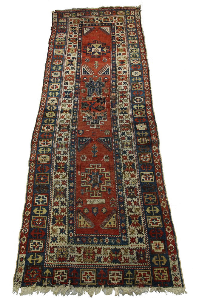 Appraisal: KAZAK RUNNER - ' x ' Southwest Caucasus early th