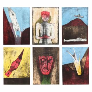 Appraisal: Rufino Tamayo Mexican complete portfolio of six lithographs and accompanying