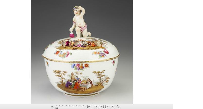 Appraisal: KPM porcelain tureen late th early th century