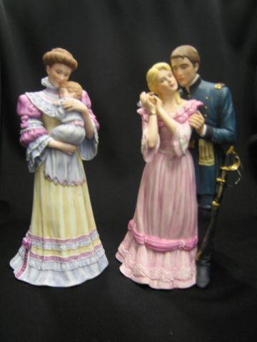 Appraisal: Two Lenox Porcelain Figurines Cherished Moment Farewell My Love