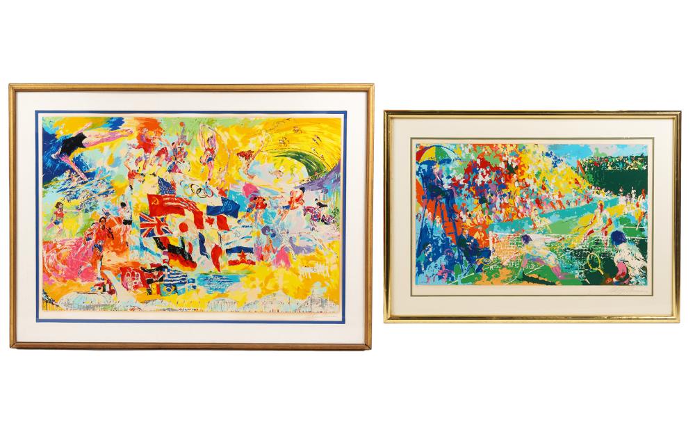 Appraisal: LEROY NEIMAN 'LOVE STORY' 'MONTREAL OLYMPICS'Leroy Neiman American - 'Love