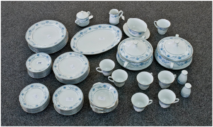 Appraisal: Noritake Piece Dinner Service Blue Hill design