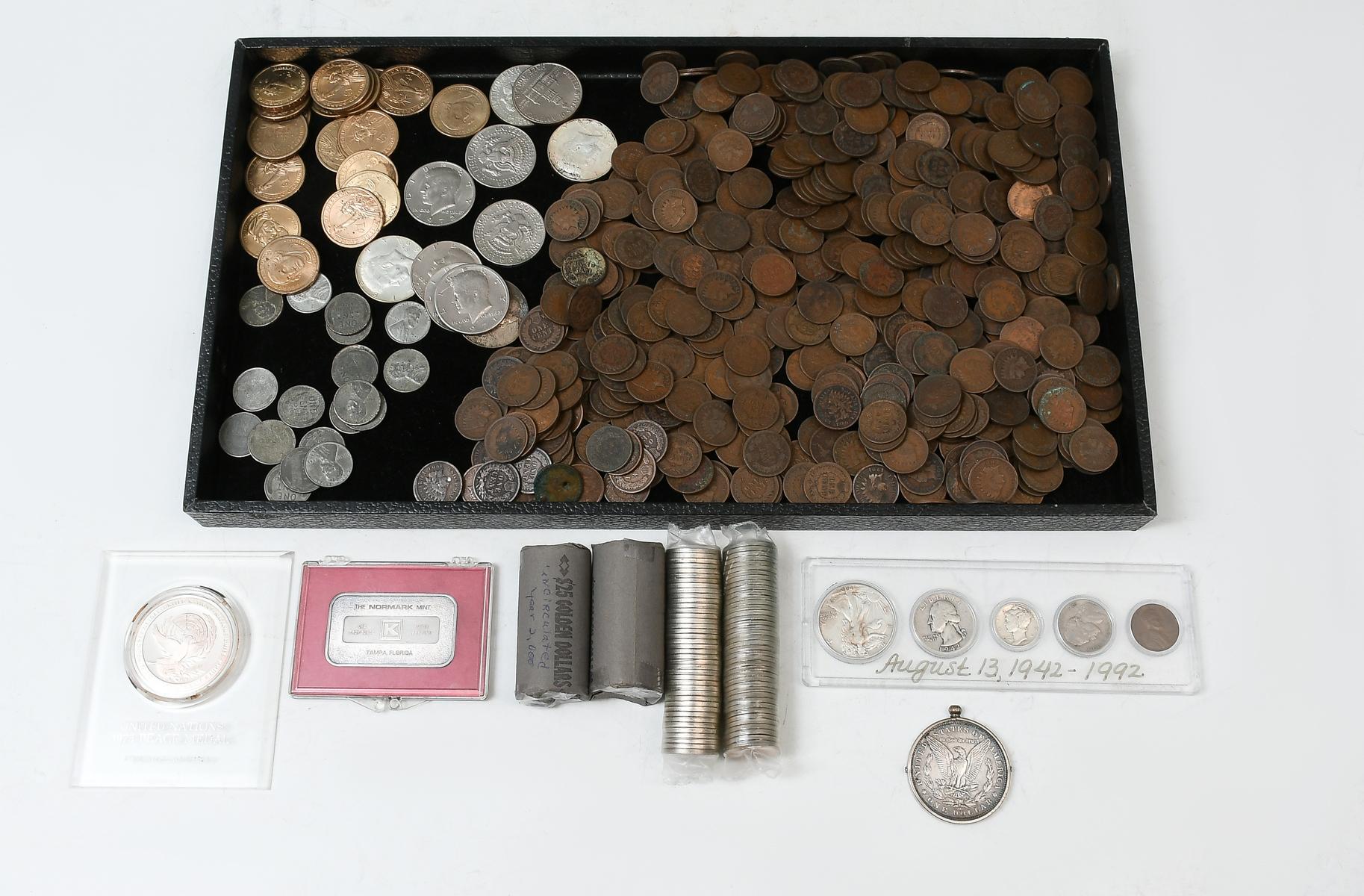 Appraisal: LARGE UNITED STATES COIN COLLECTION Comprising Approx Indian Head Pennies