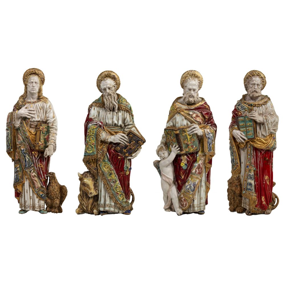 Appraisal: EUGENIO PATTARINO ITALIAN - TERRACOTTA ICON WALL HANGING ASSORTMENT items