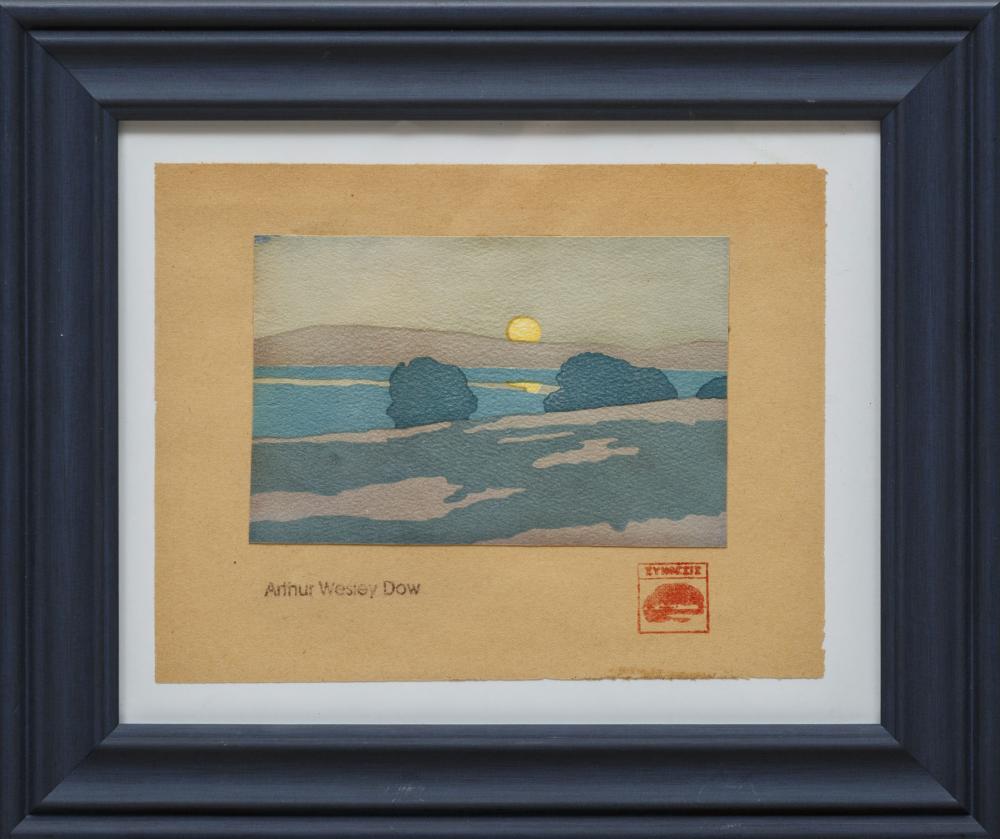 Appraisal: Arthur Wesley Dow American Massachusetts - Nabby's Point and Moon