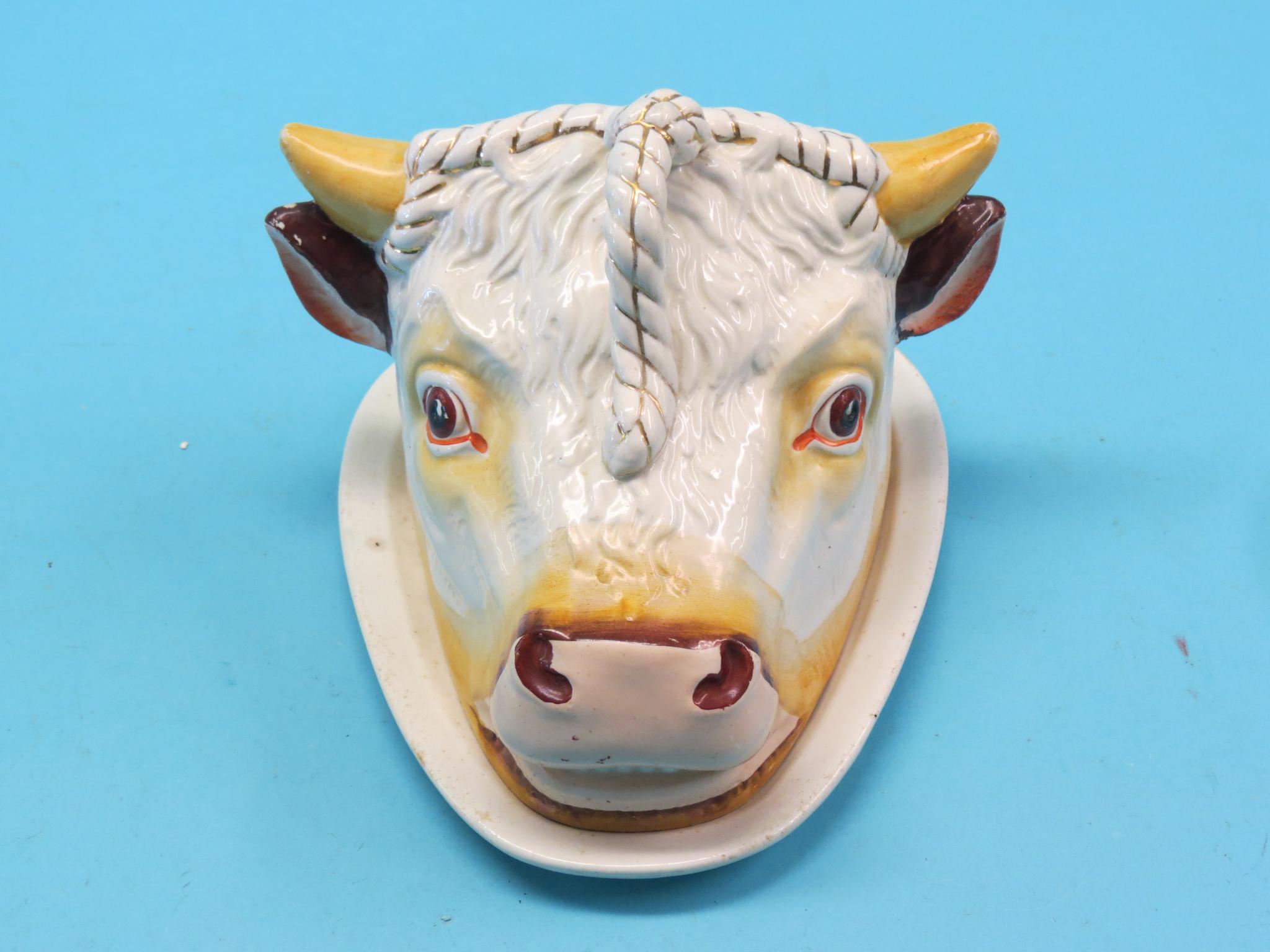 Appraisal: A late Victorian novelty cheese dish and cover cover in