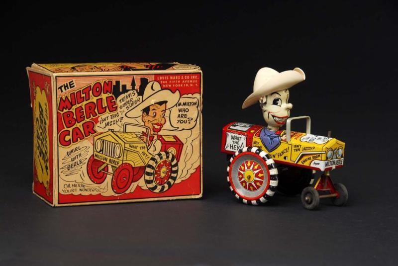 Appraisal: Tin Marx Milton Berle Car Toy Description American Working All