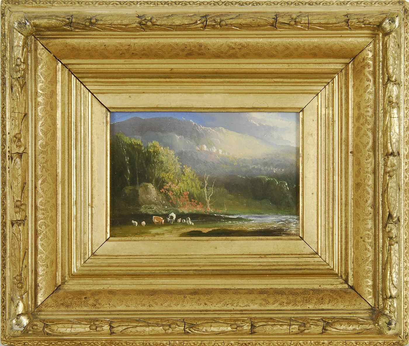 Appraisal: ATTRIBUTED TO ALVAN FISHERAmerican - Pair of Connecticut landscapes Unsigned