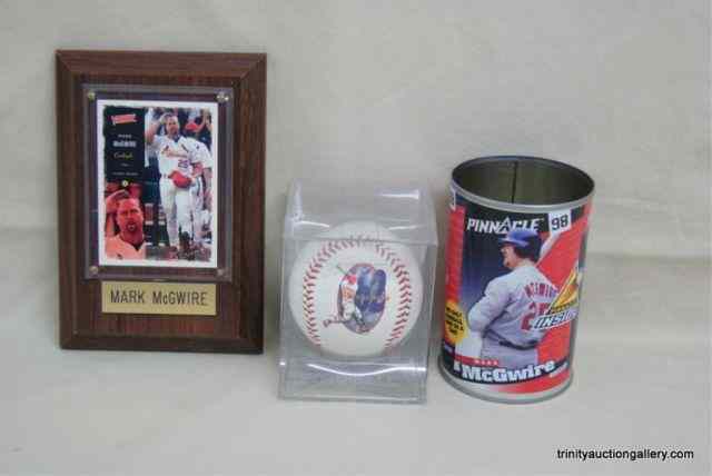 Appraisal: Cardinals Mark McGuire BB Card Baseball Tin CollThis is for