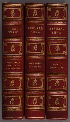 Appraisal: SHAW GEORGE BERNARD WORKS New York Brentano's VO volumes red