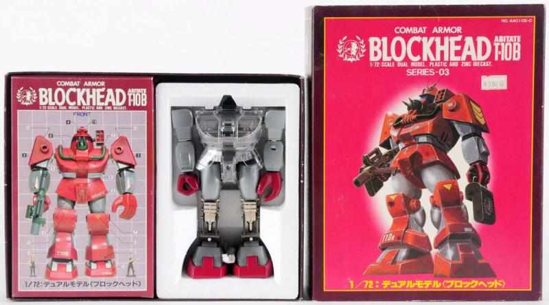 Appraisal: Block Head T- B Takara's Block Head is a tour-de-force