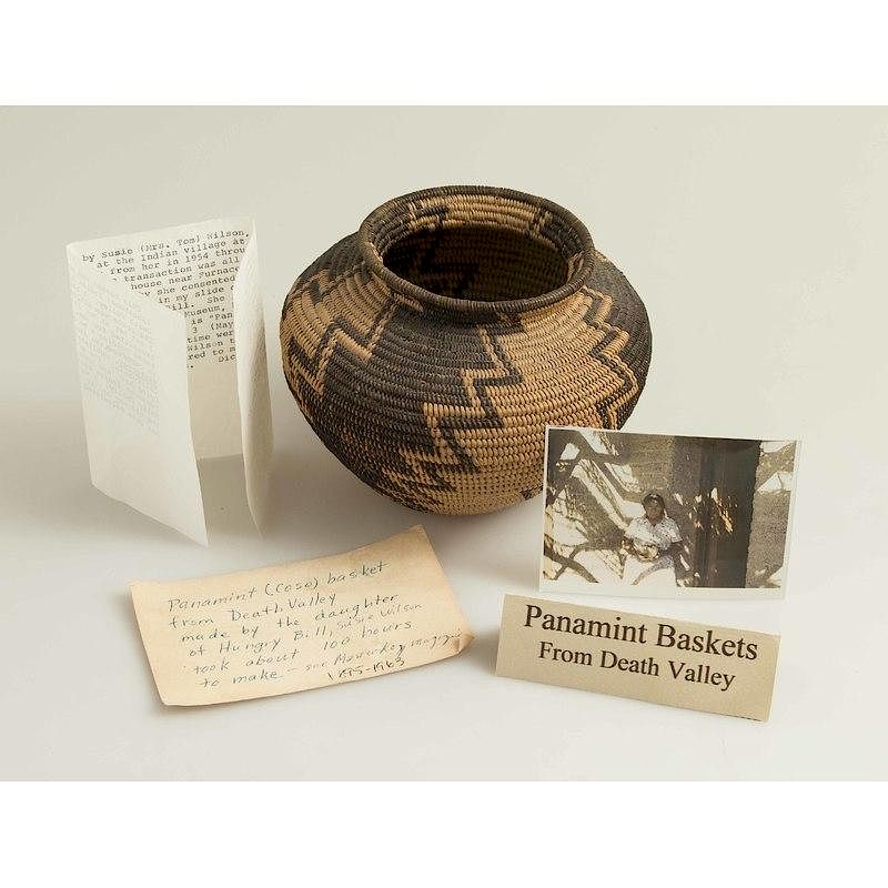 Appraisal: Panamint Basket Attributed to Susie Wilson - Panamint yucca basket