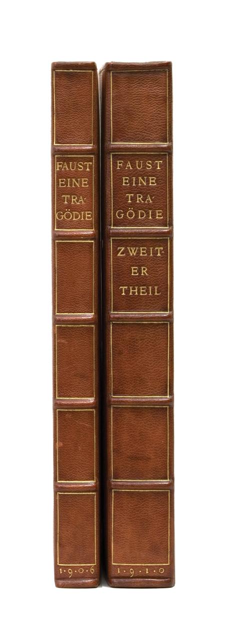 Appraisal: GOETHE John Wolfgang von Faust -Zweiter Theil Hammersmith Doves Press