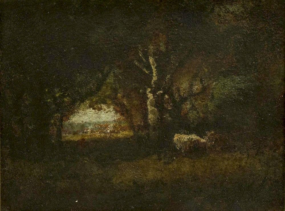 Appraisal: William Keith - Painting Framed oil on board landscape by