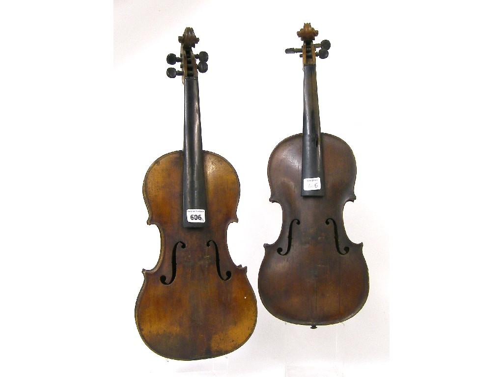 Appraisal: Late th century violin cm also another late th century