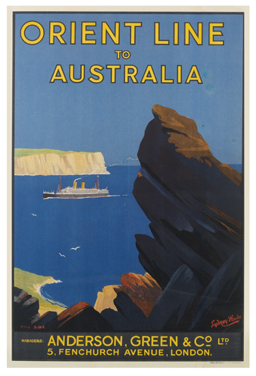 Appraisal: SYDNEY HEADS DATES UNKNOWN ELLIS SILAS DATES UNKNOWN ORIENT LINE