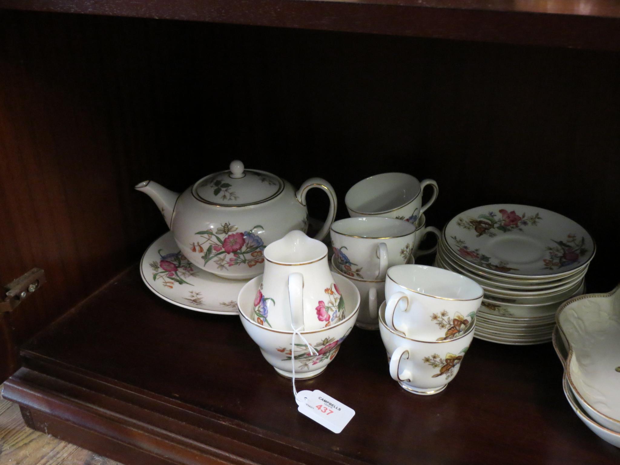 Appraisal: A Wedgwood bone china teaset Sandon twenty-two pieces for a