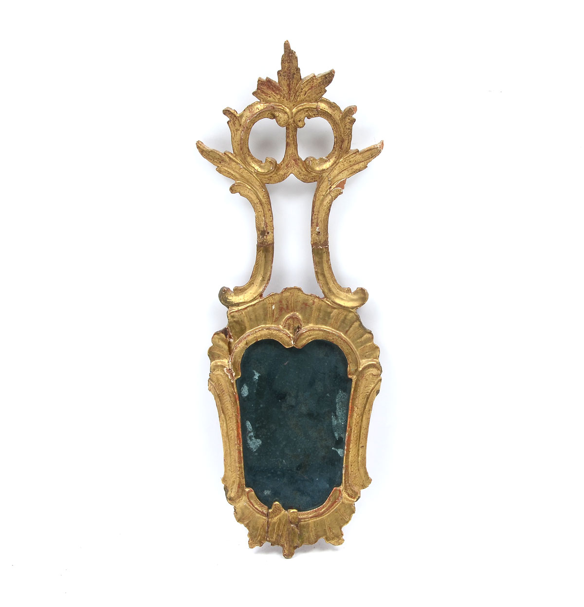 Appraisal: TH CENTURY GILTWOOD ITALIAN MIRROR Carved Italian Gilt mirror having