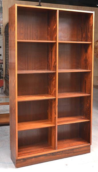 Appraisal: DANISH ROSEWOOD BOOKCASE x x cm DANISH ROSEWOOD BOOKCASE x