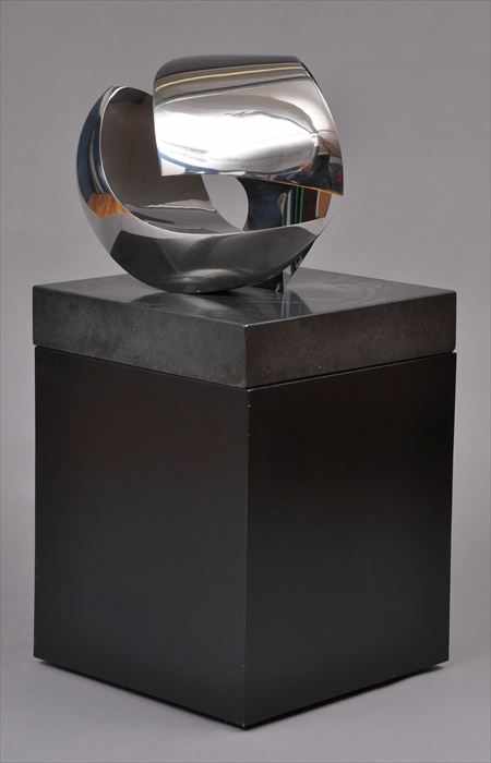 Appraisal: ROY GUSSOW b UNTITLED Steel sculpture approx x in on