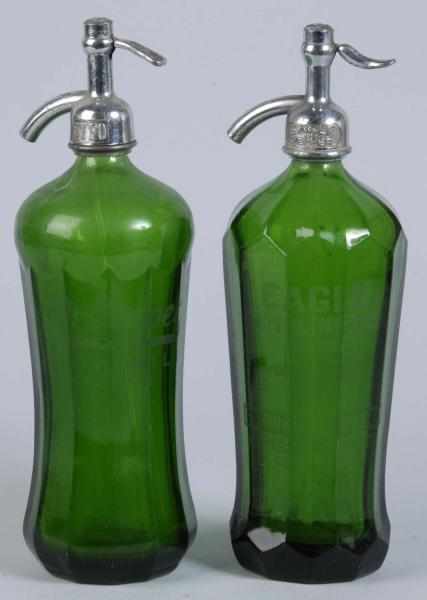 Appraisal: Lot of Seltzer Bottles Description Includes Eagle Bottling Company Kansas