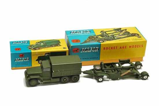 Appraisal: TWO CORGI MAJOR MILITARY MODELS INCLUDING LOADING TROLLEY FOR BRISTOL-FERRANTI