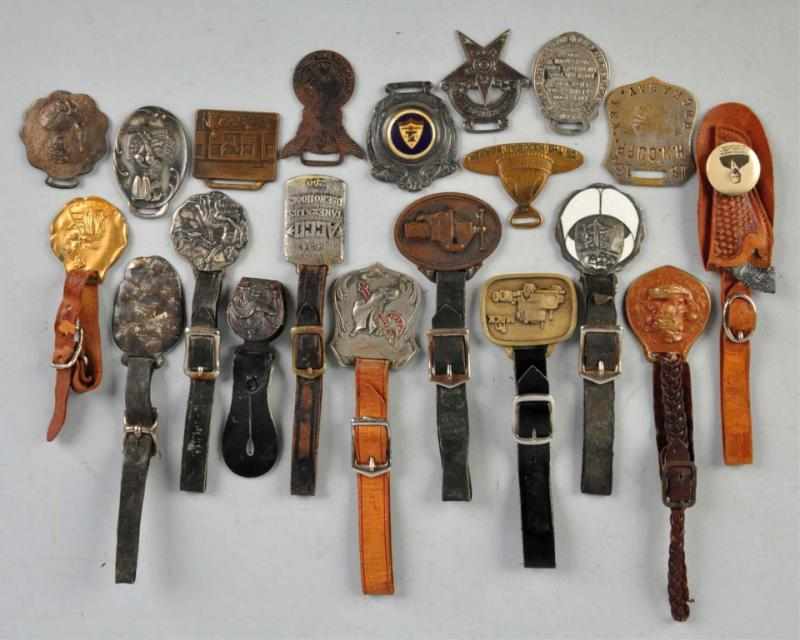 Appraisal: Lot of Assorted Watch Fobs Most are to Nice variety