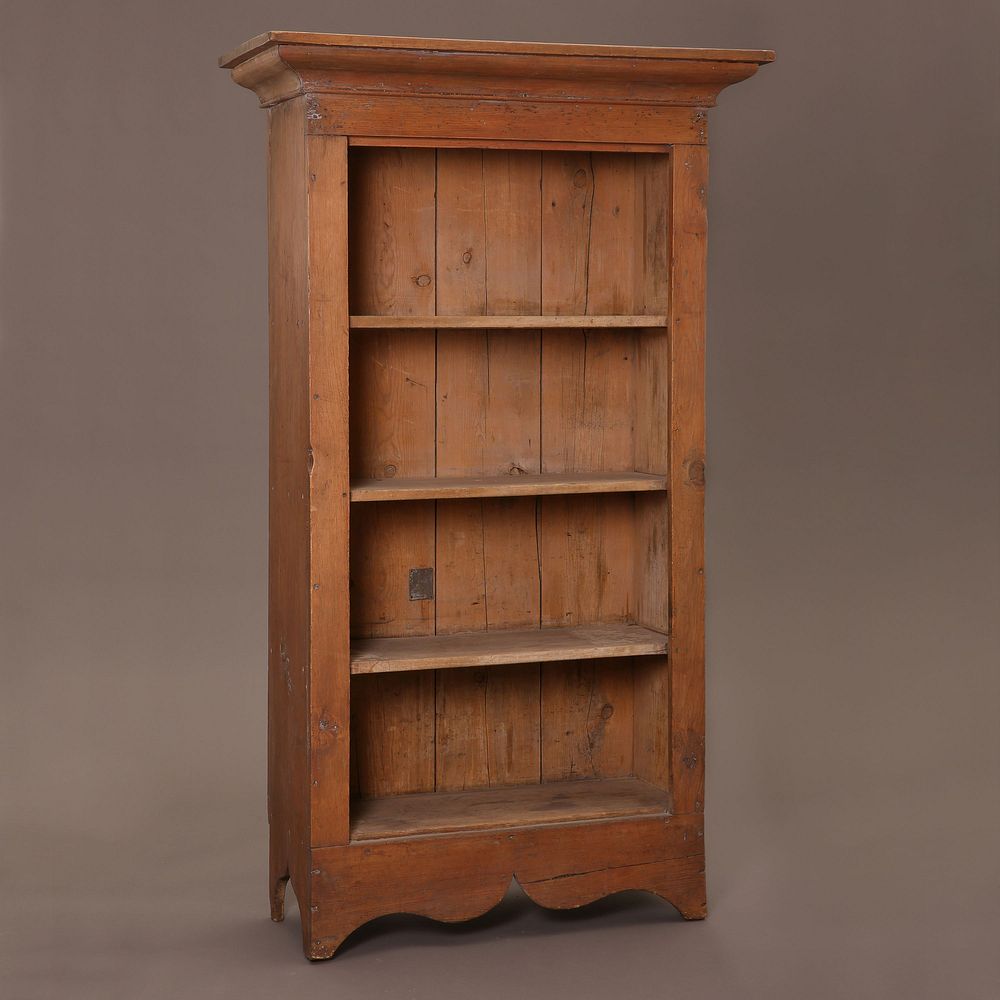 Appraisal: American Wood Bookshelf th Century American Wood Bookshelf th Century