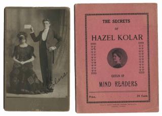 Appraisal: Kolar Hazel Portrait of mind reader Hazel Kolar Chicago Johnson