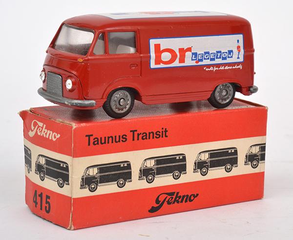 Appraisal: RARE TEKNO FORD TAUNUS TRANSIT RED WITH 'BR LEGETOJ' DECALS