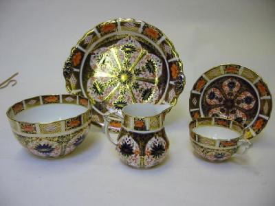 Appraisal: A ROYAL CROWN DERBY PORCELAIN TEA SERVICE for thirteen settings