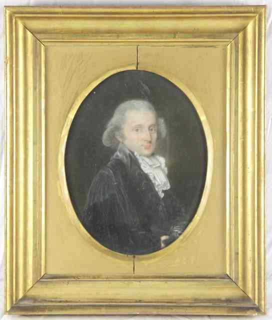 Appraisal: Lewis Vaslet of Bath Portrait of a Gentleman thought to