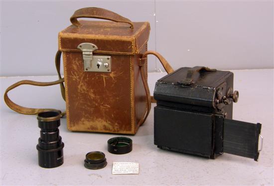 Appraisal: Hirsch Kaiser box camera with a Bausch Lomb-Zeiss Tessar lens