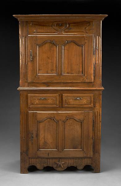 Appraisal: A Louis XV walnut bonneti re fourth quarter th century