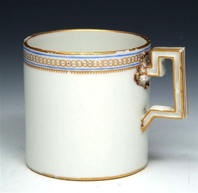 Appraisal: A MEISSEN MARCOLINI PERIOD COFFEE CAN circa on white ground