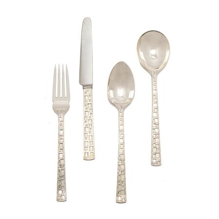 Appraisal: Asprey Co Mosiac Pattern Flatware Service circa Estimate -