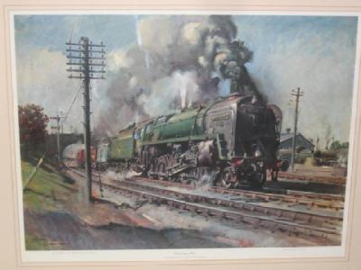 Appraisal: Terence Cuneo The Elizabeth limited edition print of signed and