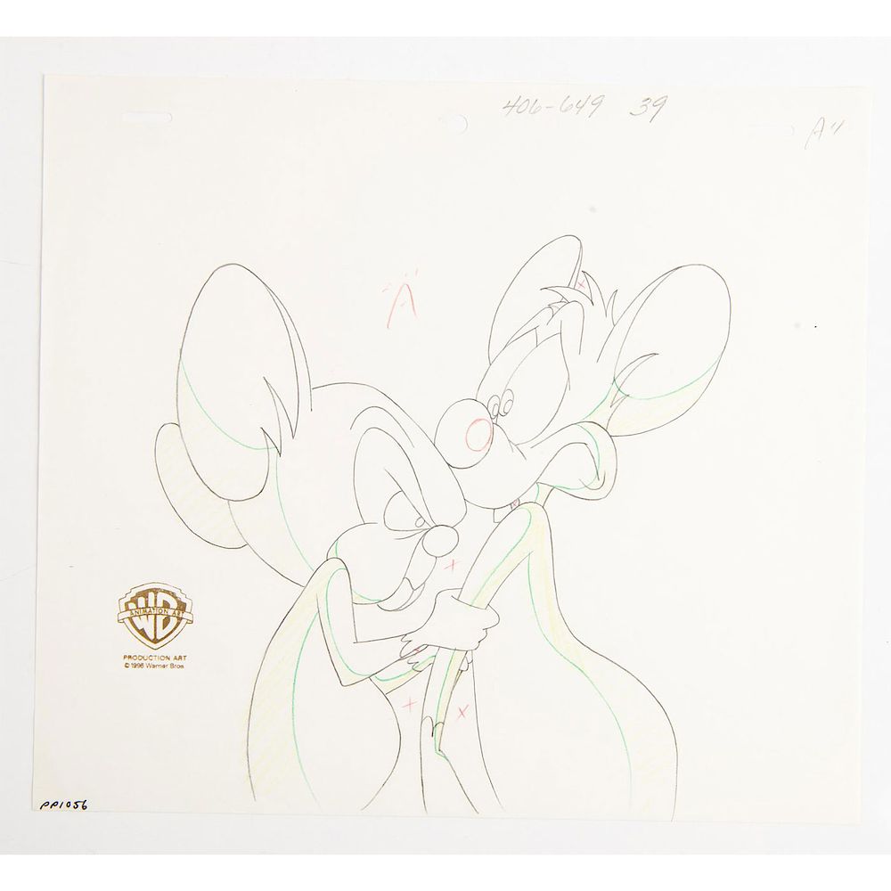 Appraisal: WARNER BROTHERS PENCIL PORTFOLIO ANIMANIACS Original production pencil tests in