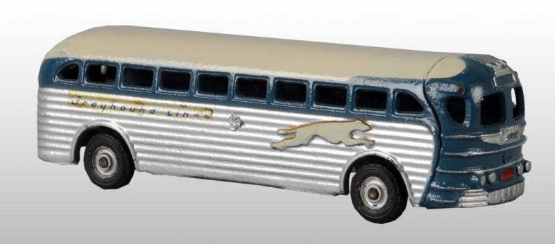 Appraisal: Cast Iron Arcade Greyhound Lines Bus Toy Description American Marked