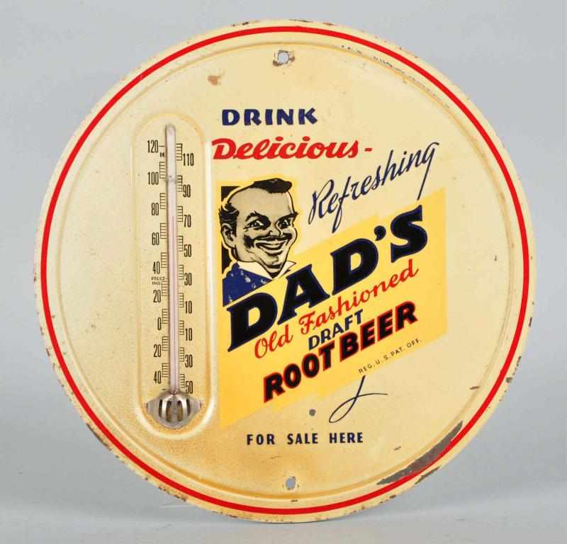 Appraisal: s Dad's Root Beer Thermometer Description Has some stains and