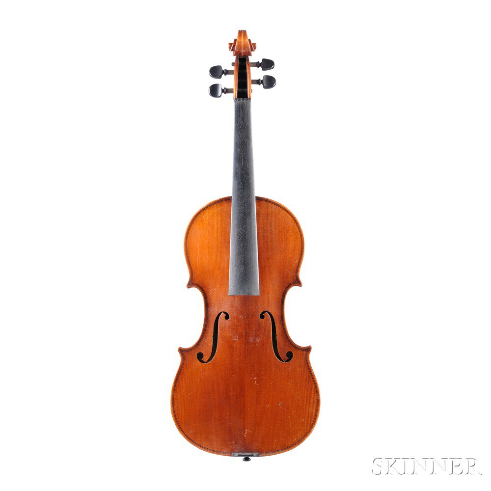 Appraisal: Modern German Violin Bruno Franz Paulus Mittenwald bearing the maker's