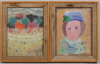 Appraisal: Sybil Gibson Works Sybil Gibson Alabama - two pastel on