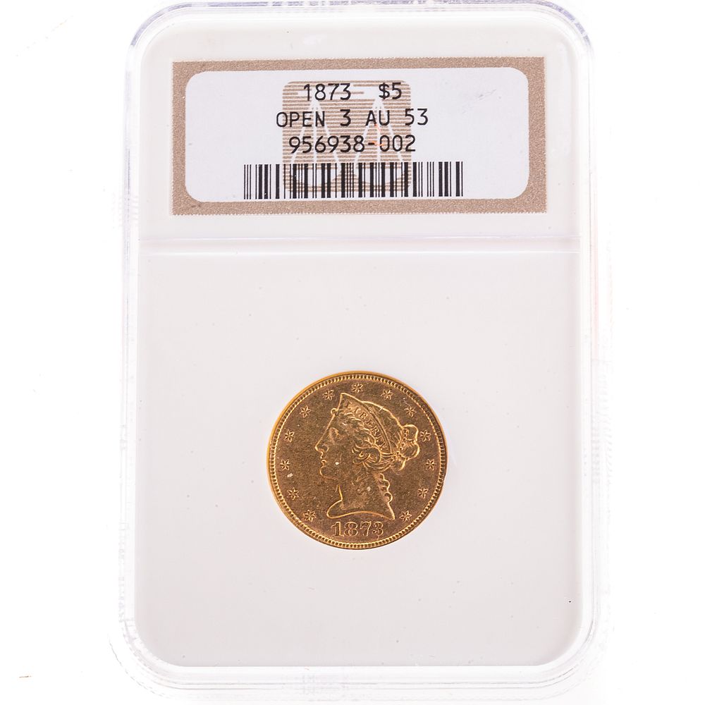 Appraisal: Liberty Half Eagle Open NGC AU Mintage for some reason