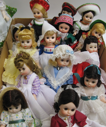 Appraisal: GROUP OF MADAME ALEXANDER DOLLS with original labels Little Red