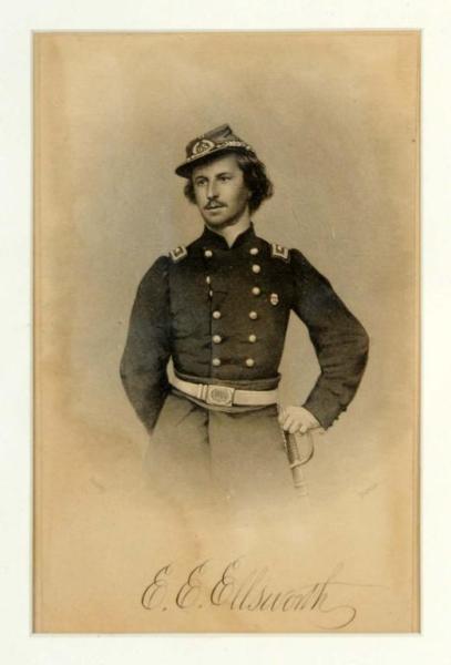 Appraisal: Ellsworth U S A Cabinet Card Description Ellsworth was the