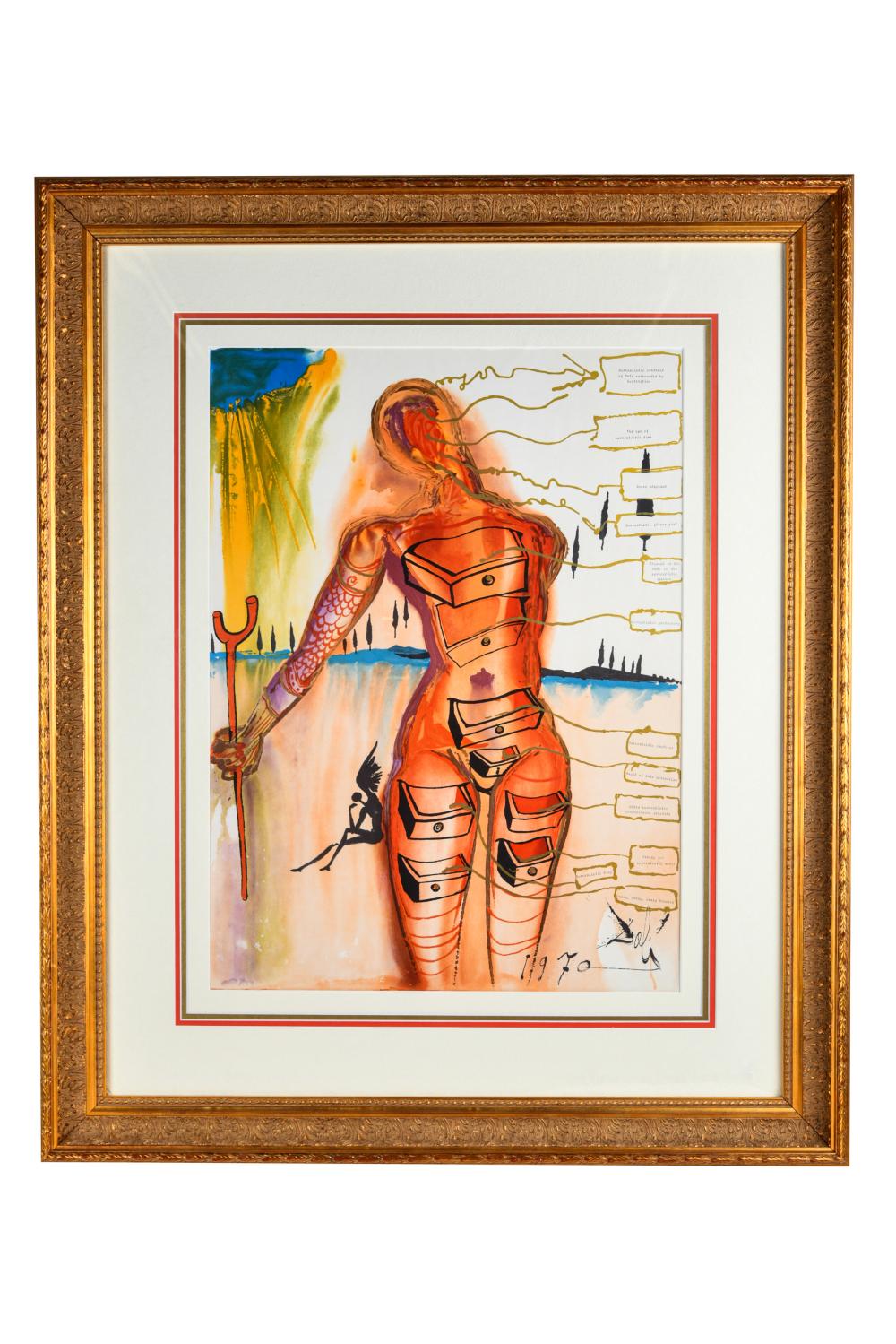 Appraisal: SALVADOR DALI - VENUS WITH DRAWERS lithograph signed and dated