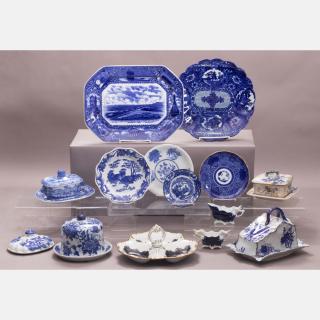 Appraisal: A Miscellaneous Collection of Blue and White Porcelain Decorative and